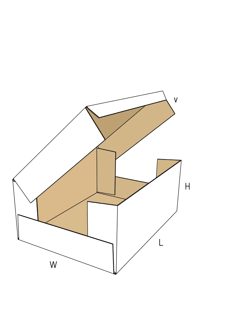 FEFCO 0406 3D view