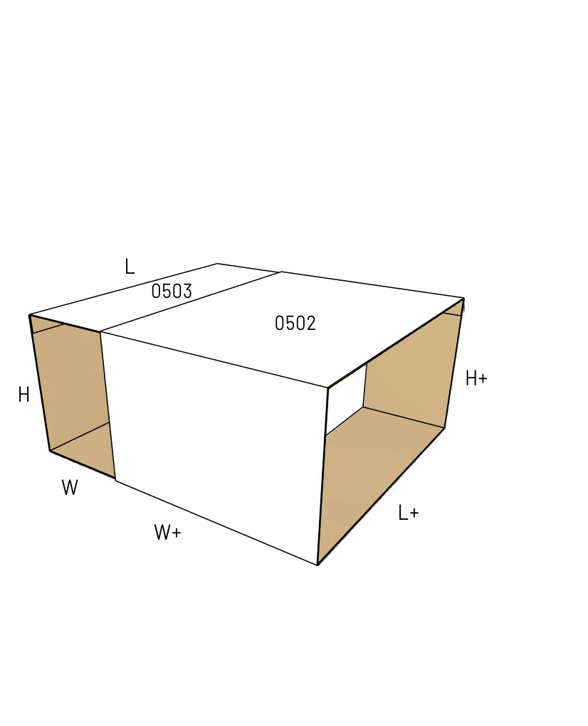 FEFCO 0505 3D view