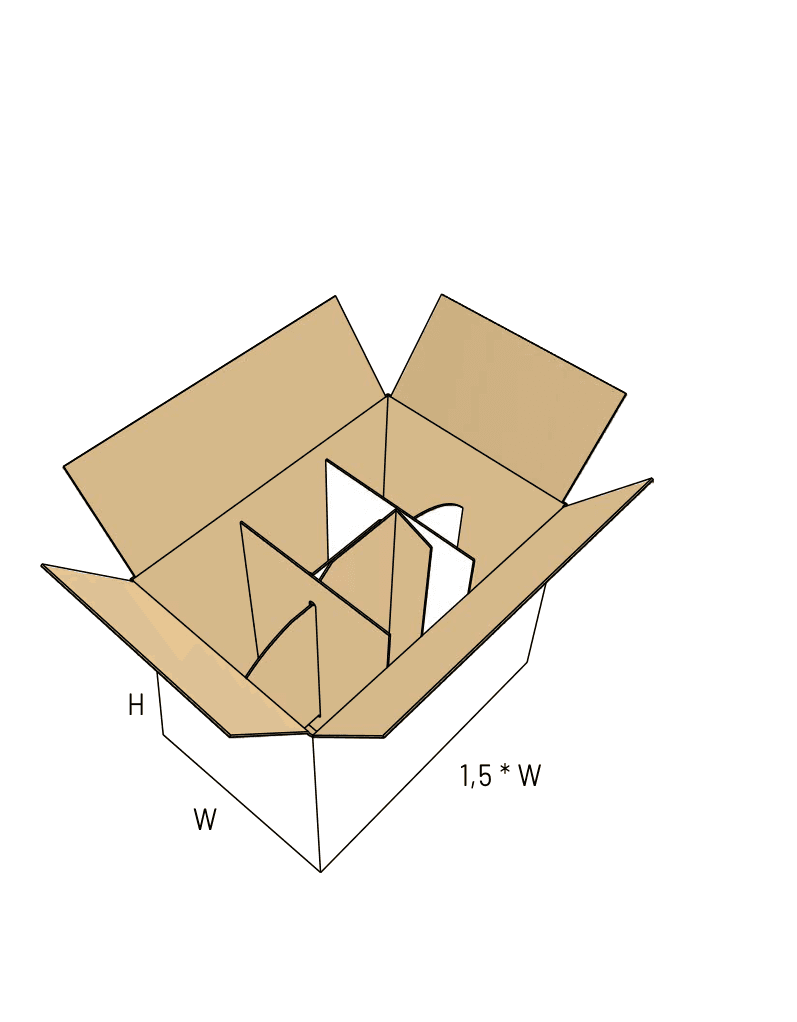 FEFCO 0715 3D view