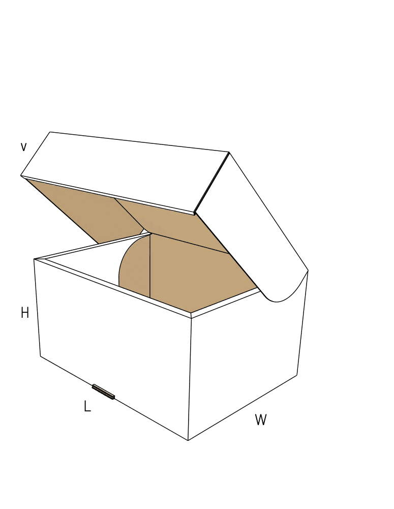 FEFCO 0720 3D view