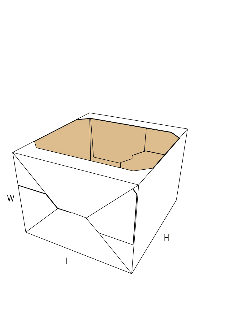 FEFCO 0722 3D view