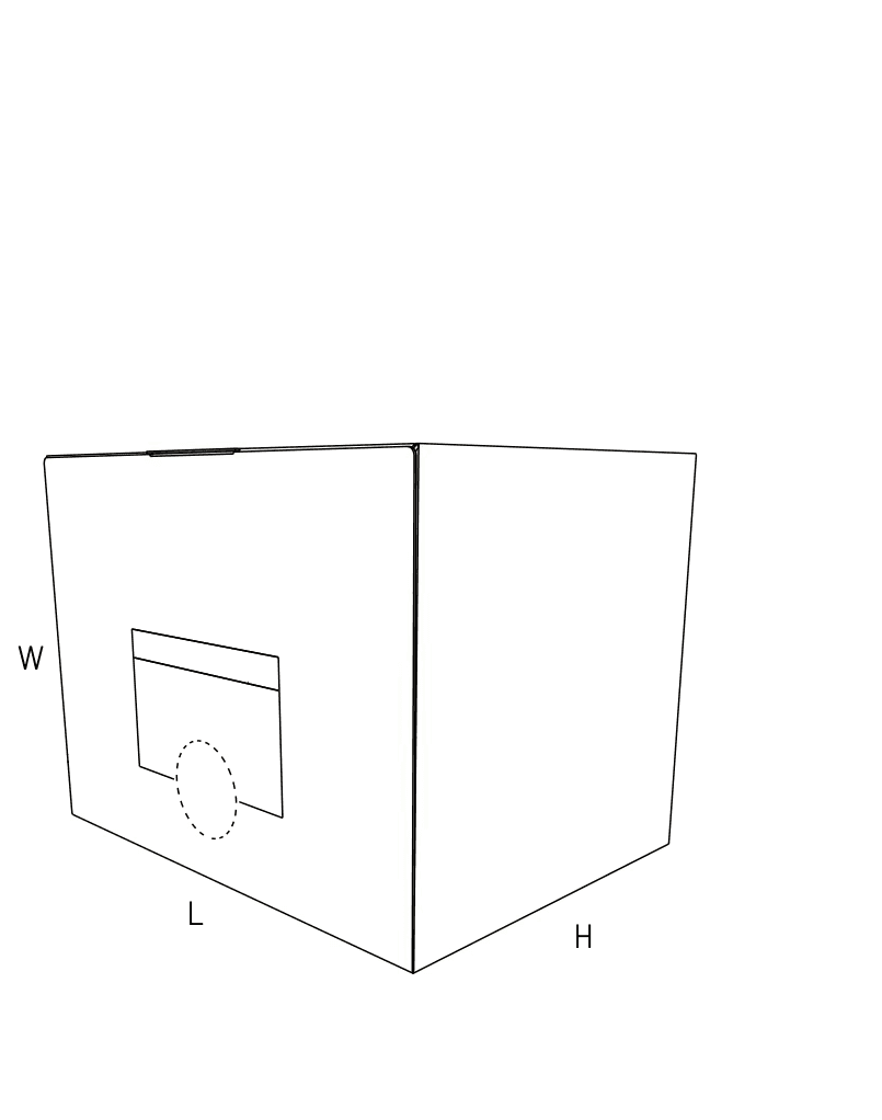 FEFCO 0740 3D view