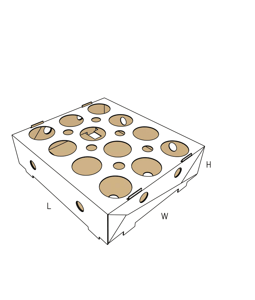 FEFCO 0751 3D view