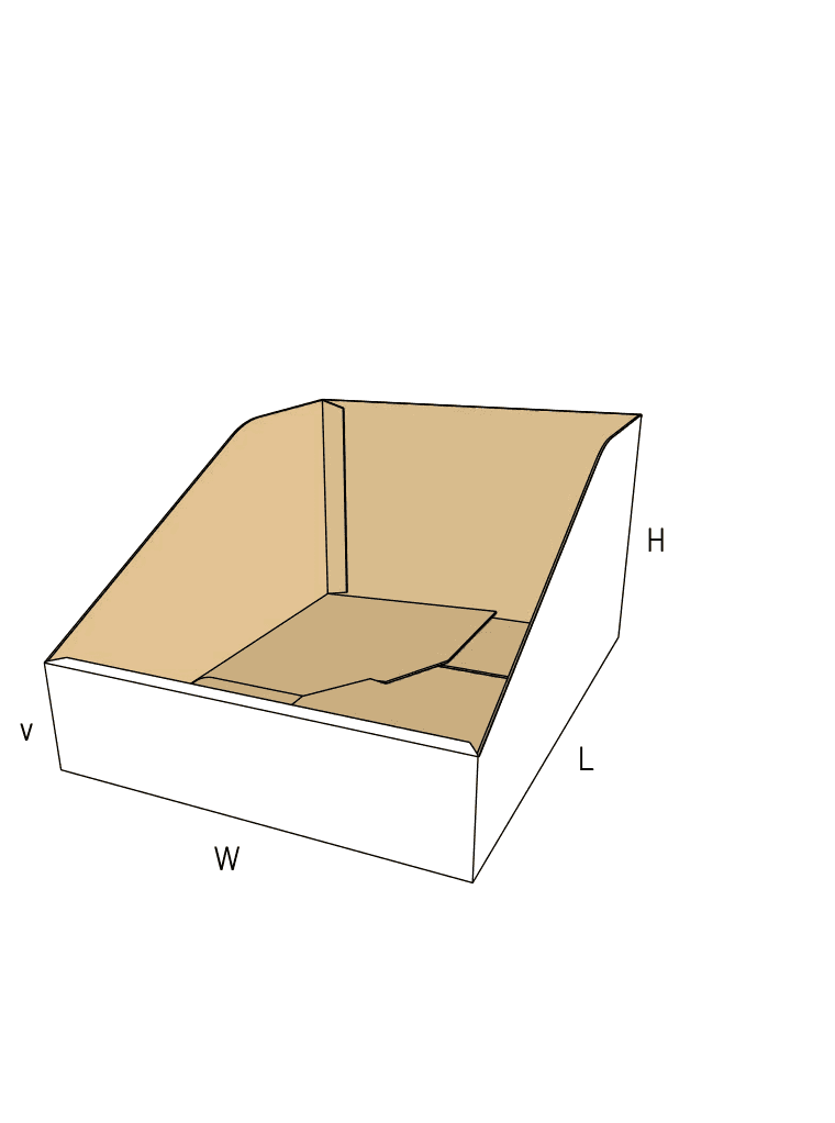 FEFCO 0801 3D view