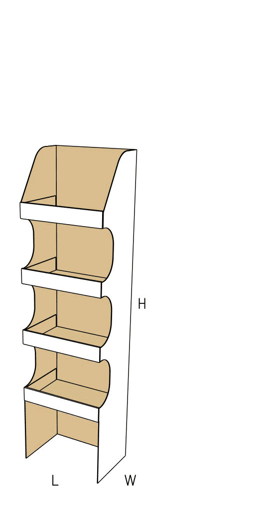 FEFCO 0840 3D view