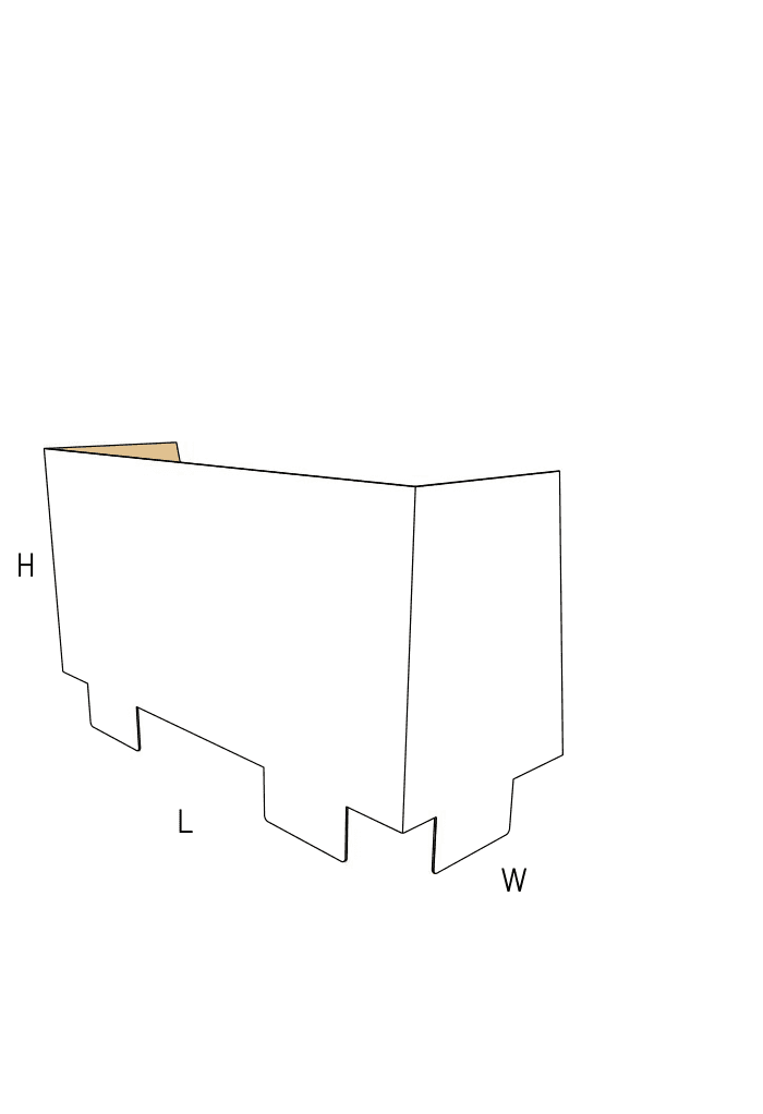 FEFCO 0882 3D view